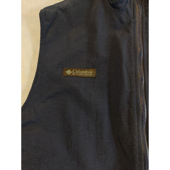 Columbia Reversible Full Zip Fleece Vest Size Small Blue/Purple Color - Picture 3 of 5